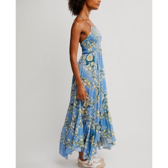 Free People Heat Wave Floral Maxi Dress SZ XS NWT - Picture 2 of 6